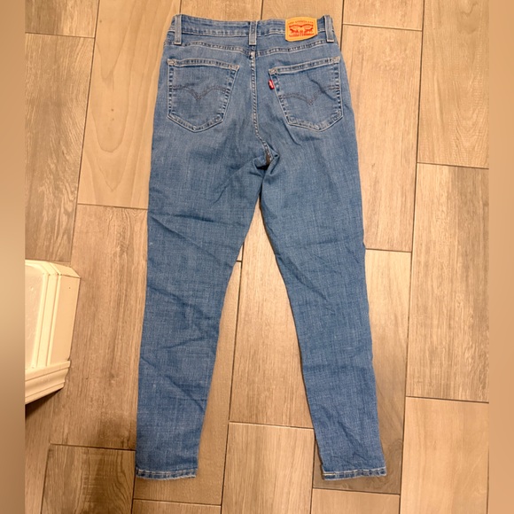 Levis Womens 721 High Rise Skinny Jeans size 28 - Picture 4 of 6
